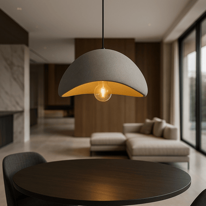 Lunara – Modern Sculptural Cloud Pendant Lamp in Resin