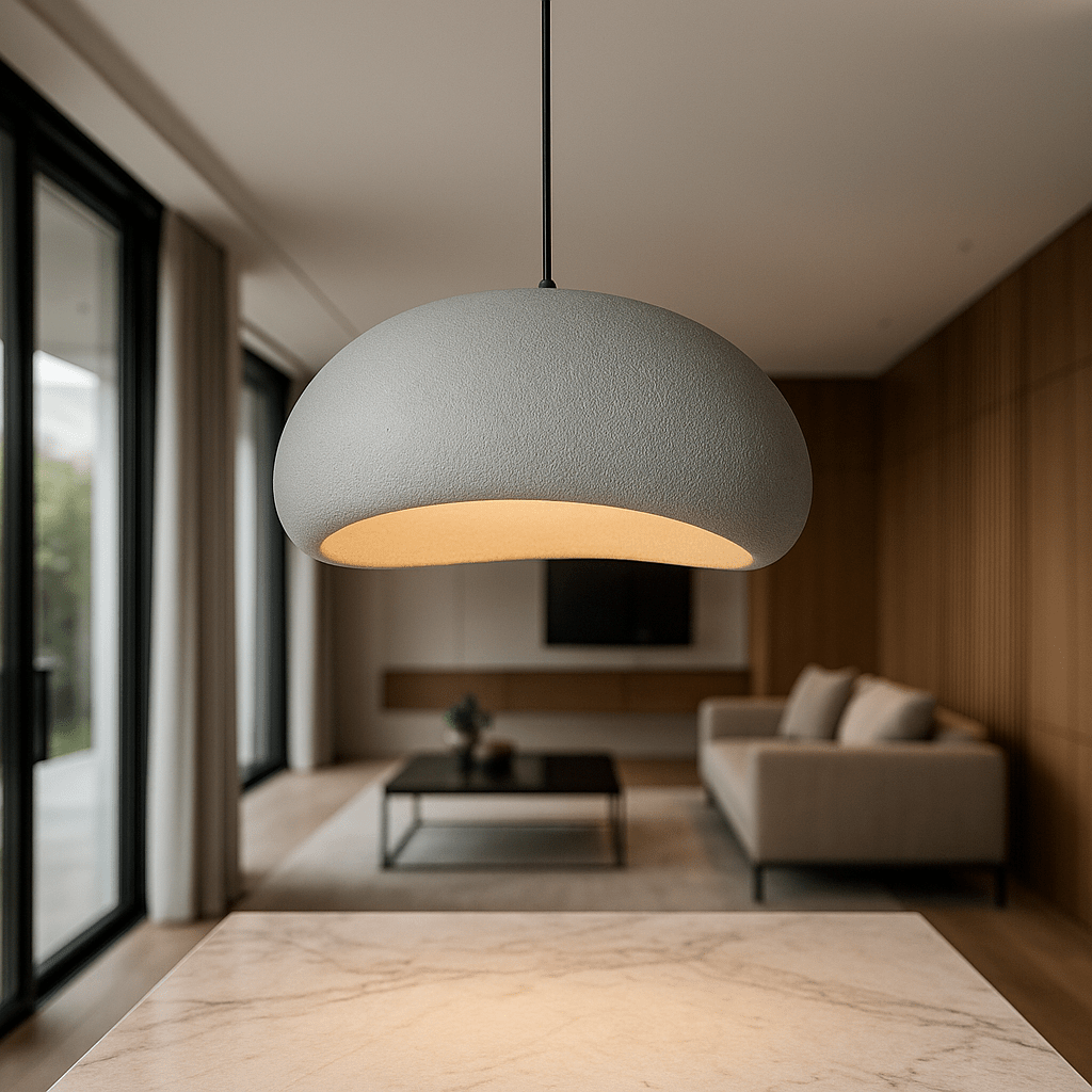 Lunara – Modern Sculptural Cloud Pendant Lamp in Resin