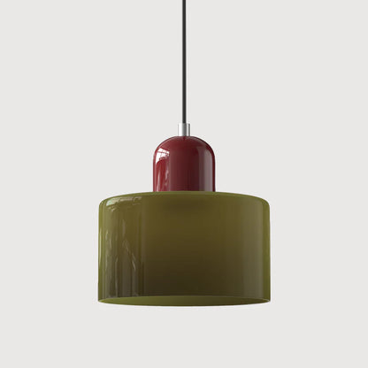 Liora – Retro Bauhaus Glass Pendant Light