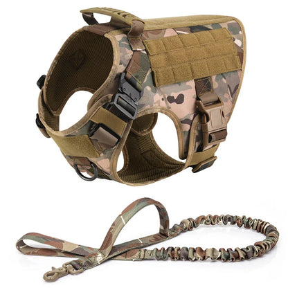 Bricegis™– Heavy-Duty Tactical Dog Harness with Handle
