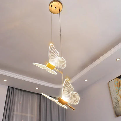 LumiFly – Elegant LED Butterfly Pendant Light
