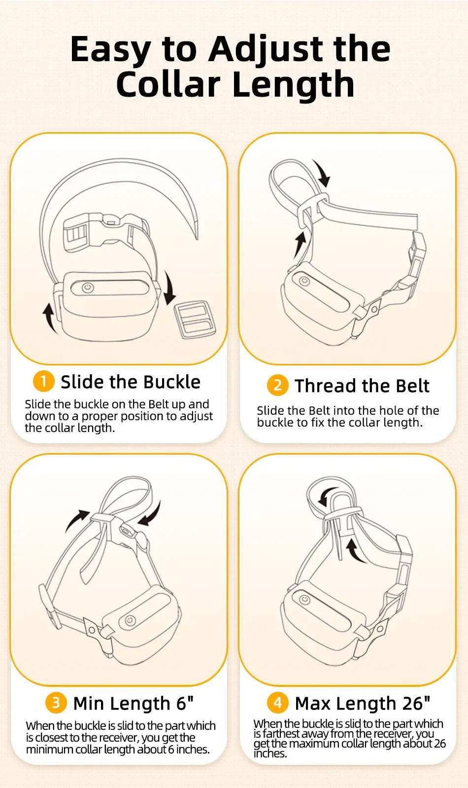 Dog Training Collar with Remote 1000m- Bricodil  BCD4721