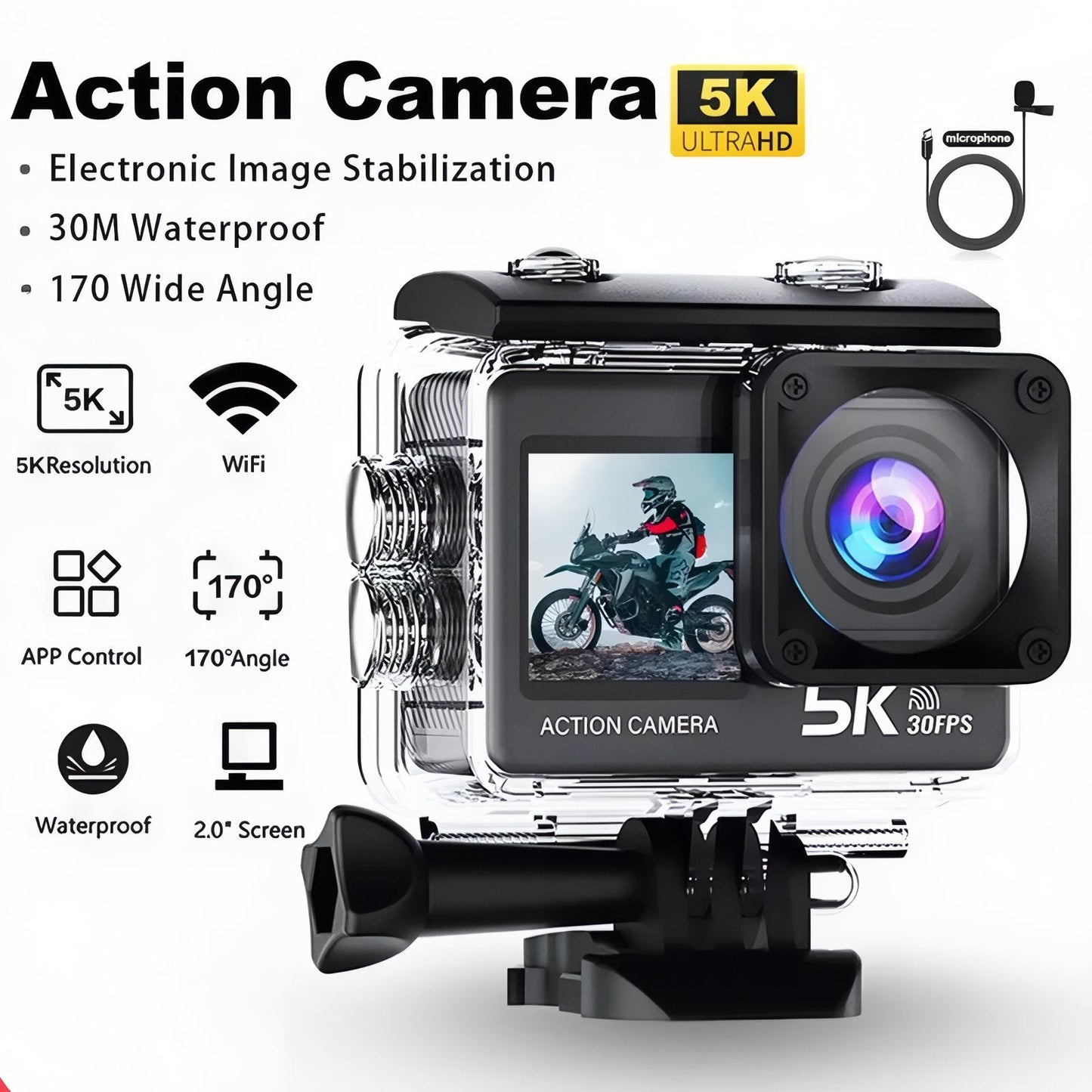 Action Camera 5K – Bricodil BCD4927