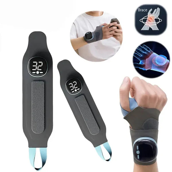 PulseRelief – Smart Heated Wrist Massager with Vibration Therapy