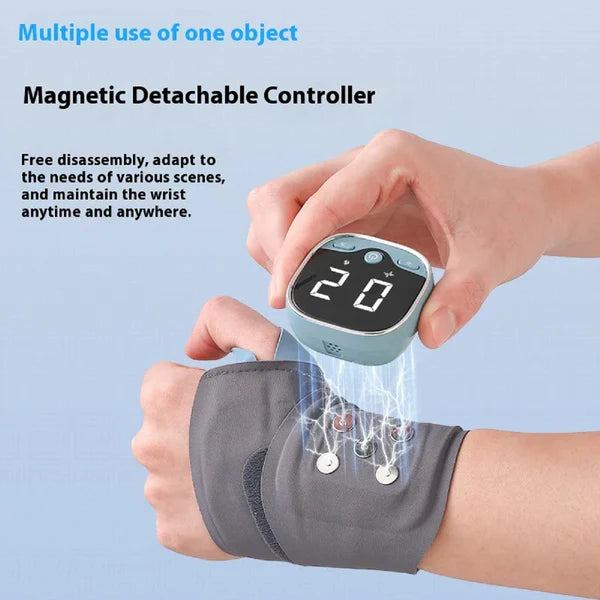 PulseRelief – Smart Heated Wrist Massager with Vibration Therapy