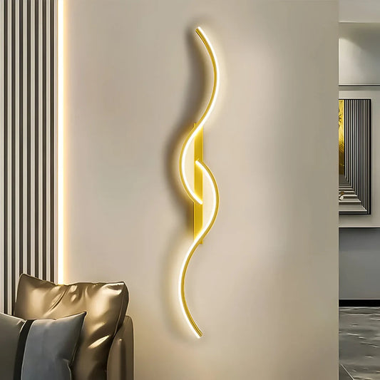 WavoLux – Modern Curved LED Wall Lamp