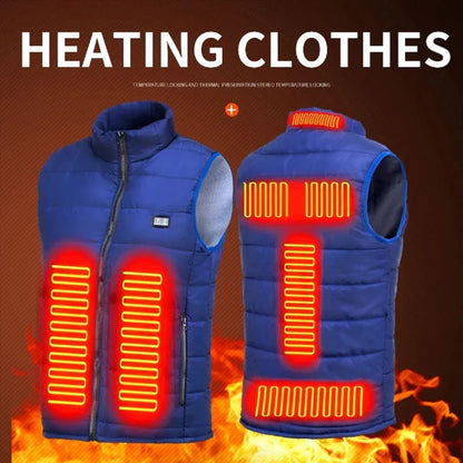 ThermoLux – Intelligent Electric Heated Vest with 9 Heating Zones