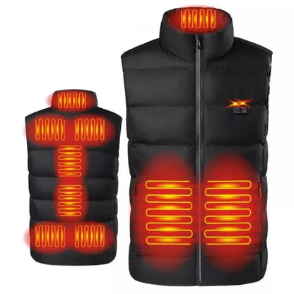 ThermoLux – Intelligent Electric Heated Vest with 9 Heating Zones