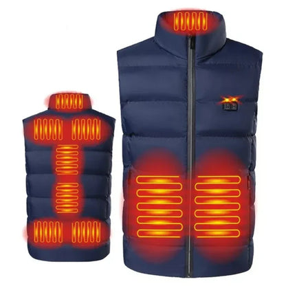 ThermoLux – Intelligent Electric Heated Vest with 9 Heating Zones