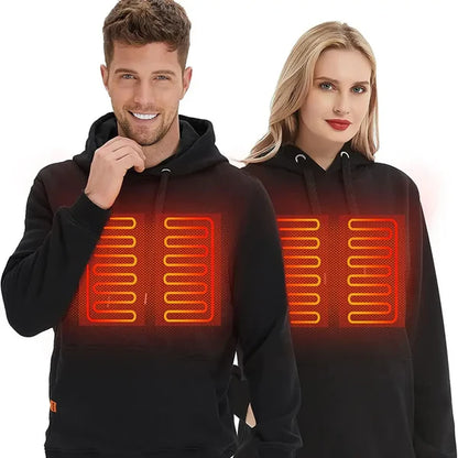 ThermoLux Warm – USB Heated Hoodie with 5 Heating Levels