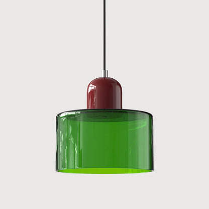Liora – Retro Bauhaus Glass Pendant Light