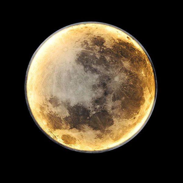 LunaGlow – Luxury LED Moon Wall Lamp