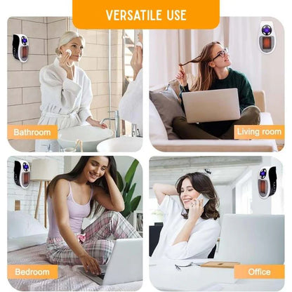 ThermaLuxe – Portable Ceramic Wall Heater with Remote