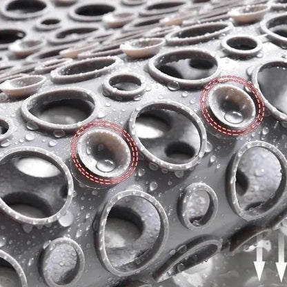 Dione – Anti-Slip PVC Shower Mat with Fast-Dry Drainage Holes