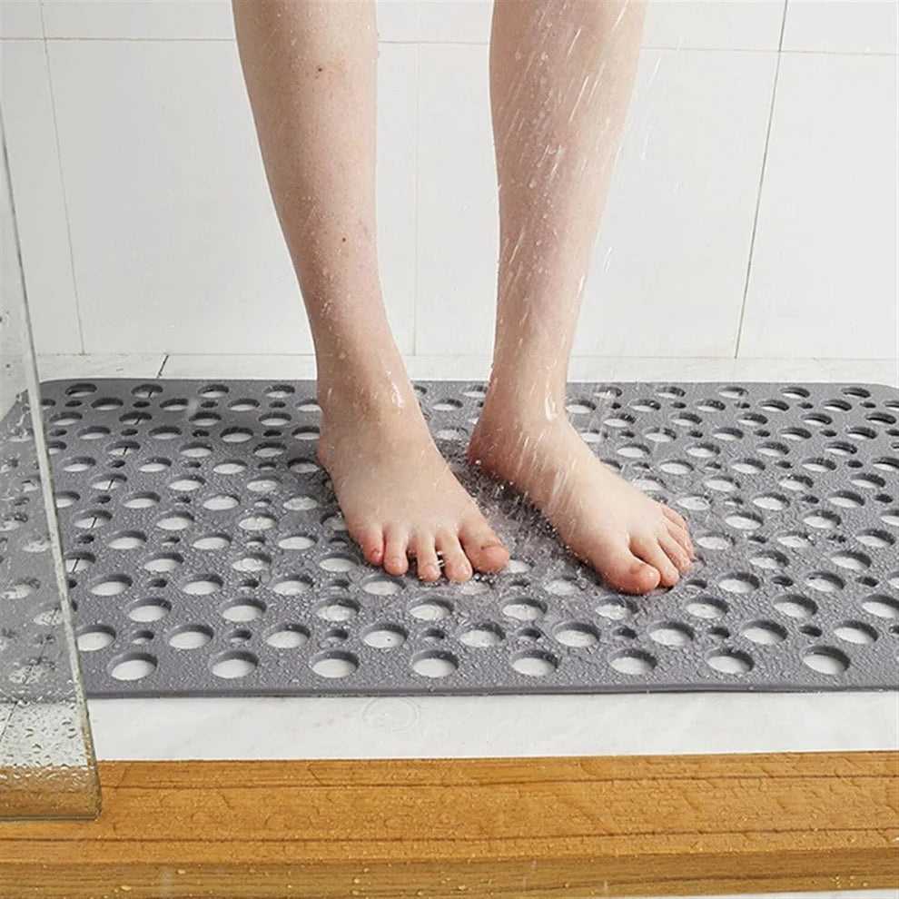 Dione – Anti-Slip PVC Shower Mat with Fast-Dry Drainage Holes