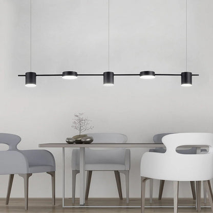 Aureon – Modern Gold Aluminium Pendant Light with 3 & 5 Heads