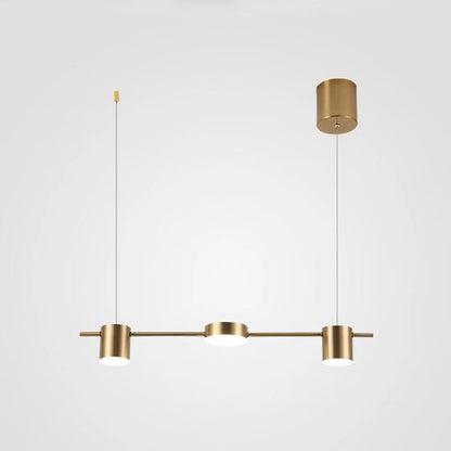 Aureon – Modern Gold Aluminium Pendant Light with 3 & 5 Heads