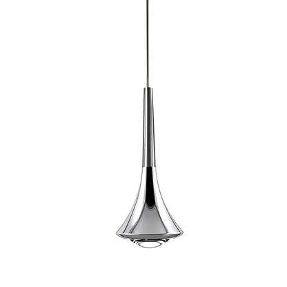 Aurovia – Modern Chrome LED Pendant Light