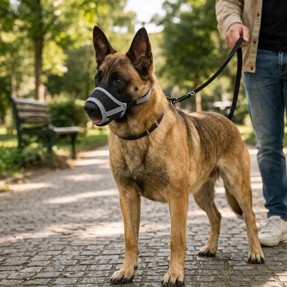 AeroMuzzle – Breathable Adjustable Dog Muzzle