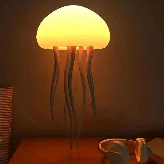 AquaLume – LED Jellyfish Night Lamp | RGB Colour-Changing & Voice Control