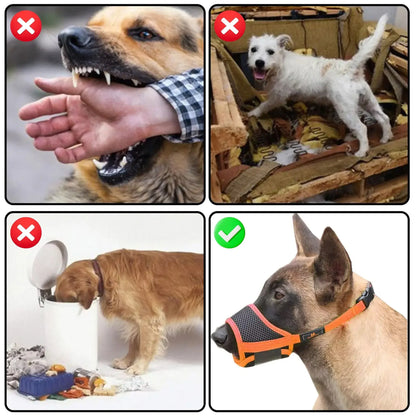 AeroMuzzle – Breathable Adjustable Dog Muzzle