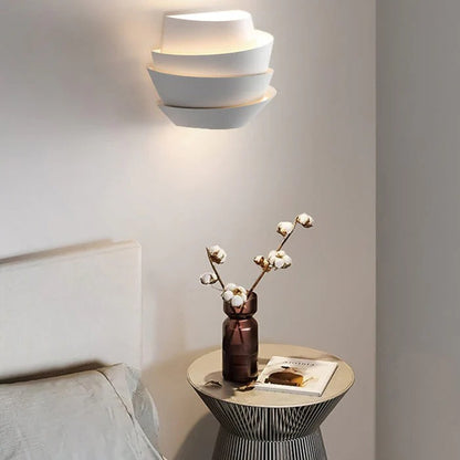 StratoGlow – Modern Layered LED Wall Lamp