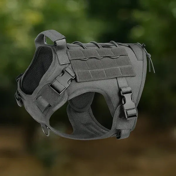 Bricodil – Tactical Dog Harness with Handle & MOLLE System