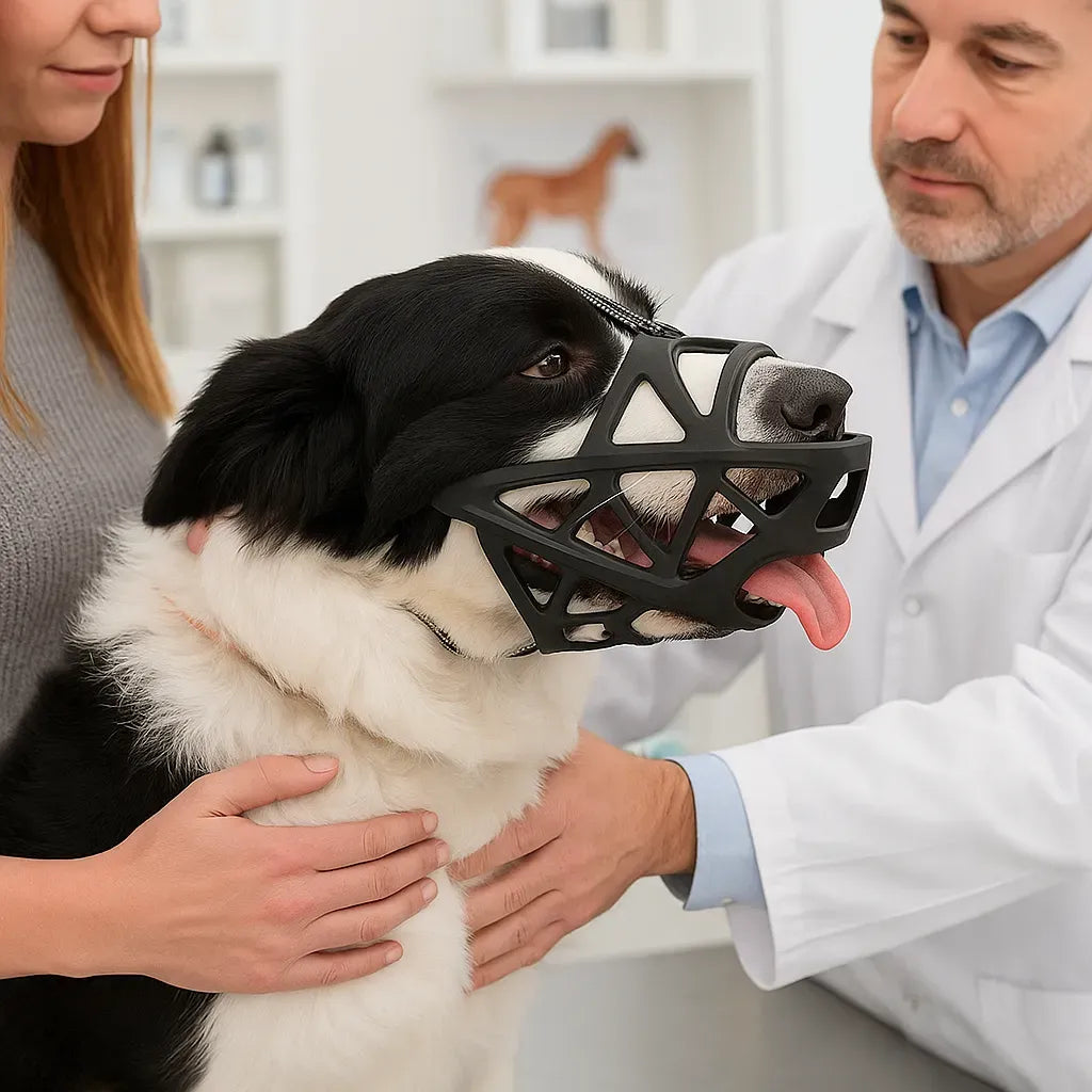 AeroGuard – Breathable Adjustable Dog Muzzle