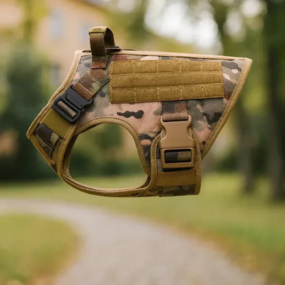 Bricodil – Tactical Dog Harness with Handle & MOLLE System