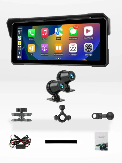 Bricodil – Waterproof Motorcycle CarPlay Display with Android Auto