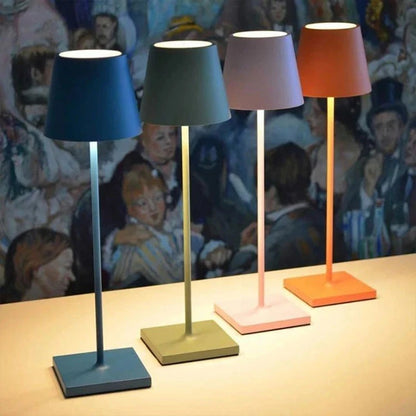 Lumora– Wireless Rechargeable Aluminium Table Lamp