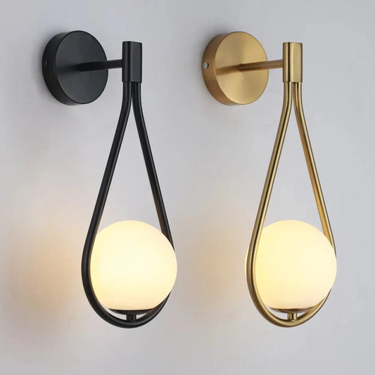 TearLux – Modern Nordic Drop-Shaped Wall Lamp