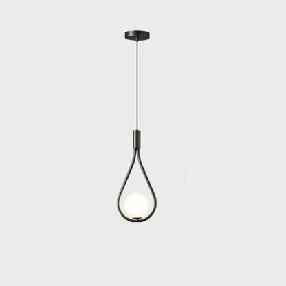 LumiOrbe – Modern LED Pendant Light with Teardrop Design