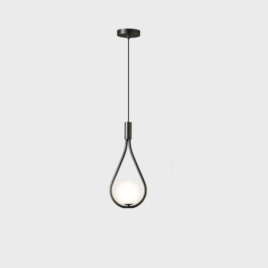 LumiOrbe – Modern LED Pendant Light with Teardrop Design