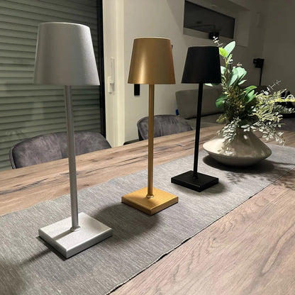Lumora– Wireless Rechargeable Aluminium Table Lamp