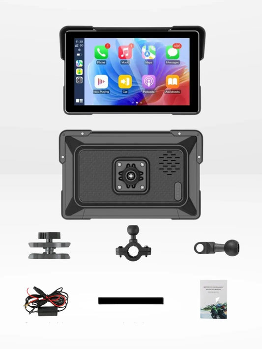 Bricodil – Waterproof Motorcycle CarPlay Display with Android Auto