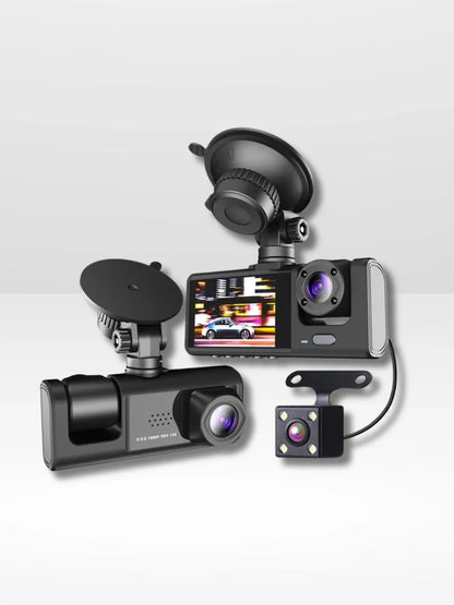 Bricodil – Triple Channel Dash Camera with Parking Monitor