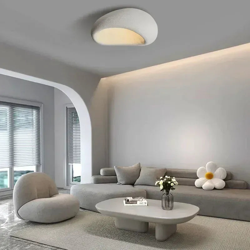 EclatWabi – Modern Nordic Wabi-Sabi LED Ceiling Light