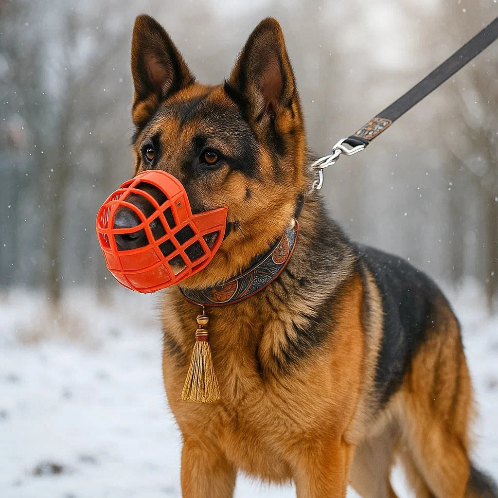 VentiGuard – Breathable Plastic Basket Dog Muzzle
