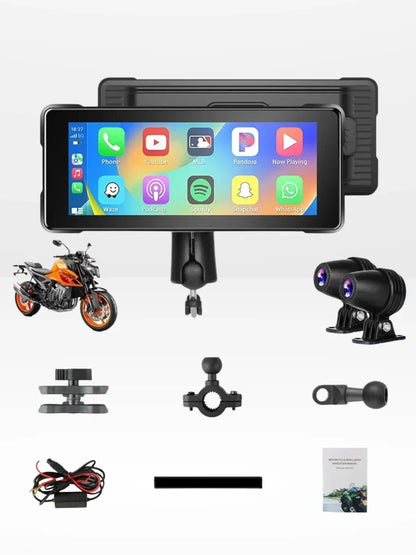 Bricodil – Waterproof Motorcycle CarPlay Display with Android Auto