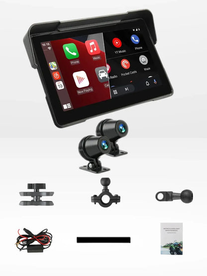 Bricodil – Waterproof Motorcycle CarPlay Display with Android Auto