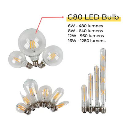 AmberDome – Vintage Semi Flush Ceiling Light with Orange Glass Dome