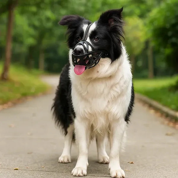 AeroGuard – Breathable Adjustable Dog Muzzle