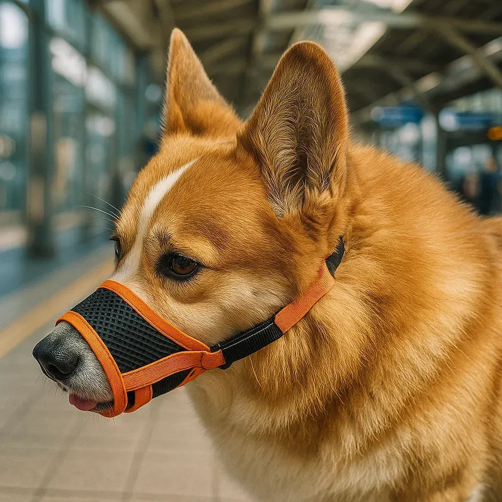 AeroMuzzle – Breathable Adjustable Dog Muzzle