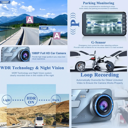 Veltronic – Dual Lens HD Car Dash Camera