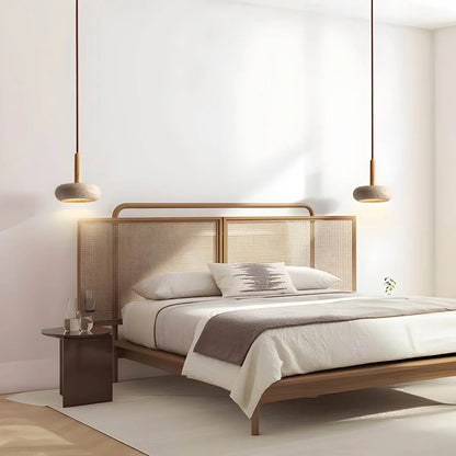 Travora – Modern Travertine Stone Pendant Light