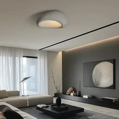 EclatWabi – Modern Nordic Wabi-Sabi LED Ceiling Light