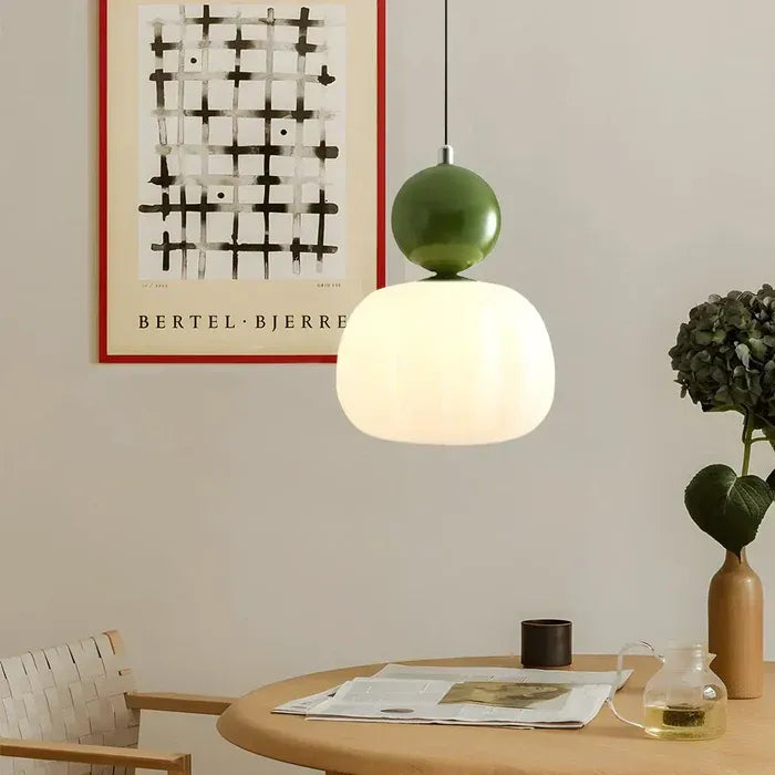 OrbaLux – Retro Bauhaus Pendant Light with Colour Accents