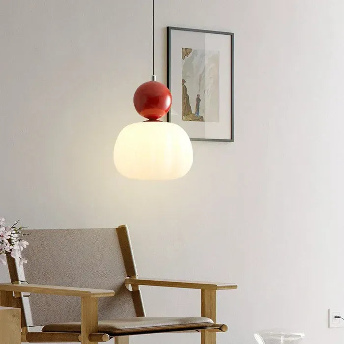 OrbaLux – Retro Bauhaus Pendant Light with Colour Accents
