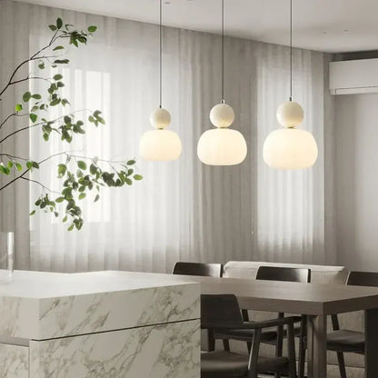 OrbaLux – Retro Bauhaus Pendant Light with Colour Accents